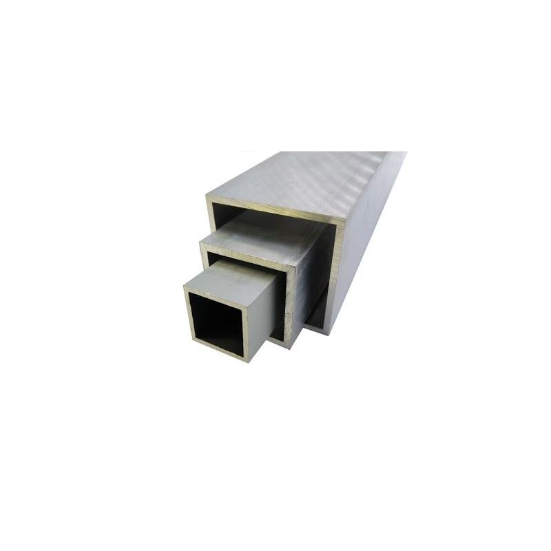 Aluminium Quadratrohr 20x20x2-100x100x4mm AlMgSi0.5 Vierkantrohr 0.2-2 Meter Evek GmbH - 1