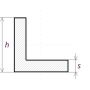 Aluminium L-profil Winkel gleichschenklig 25x25x4mm-50x50x5mm Alu 0.25-2 Met