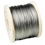 Edelstahl Drahtseil dia 1-8mm 1.4406 V4A 5-250 Meter 7x7 und 7x19 Stahlseil