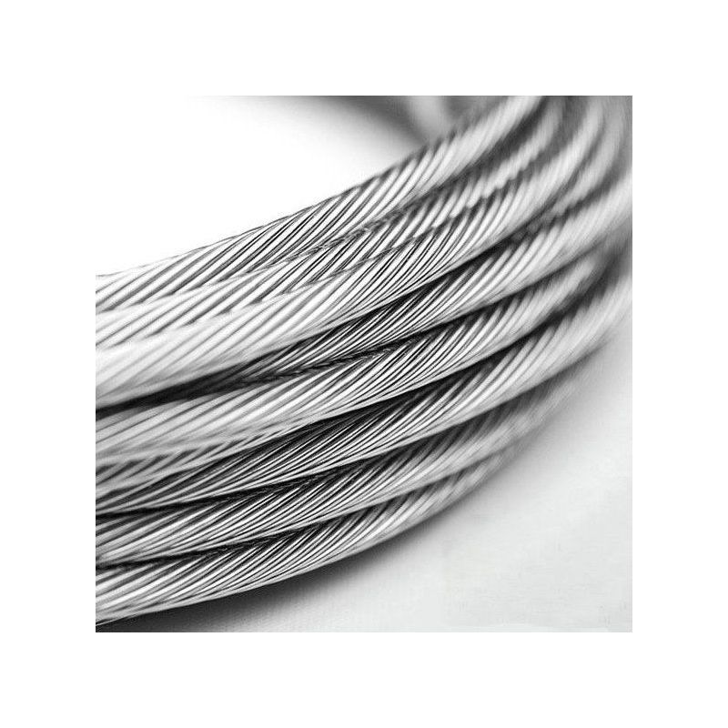 Edelstahl Drahtseil 1-8mm V4A 1.4401 316 7x7 und 7x19 Stahlseil 5-250 Meter