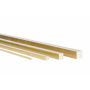 messing ms58 vierkant 4x4mm–20x20mm vollmateriall '2.0401