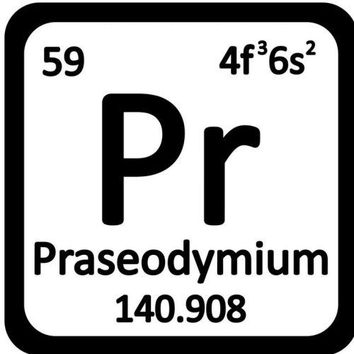 Praseodymium Metall 99,9% pure metal Metall element Pr Element 59 Praseodym