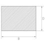 Messing Vierkantstab 2.0401 4x4mm–20x20mm Vollmaterial Ms58,  Messing