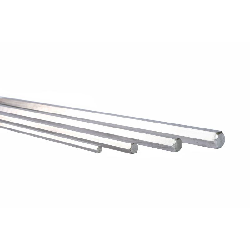 Edelstahl Sechskant SW 18mm-60mm 1.4305 Stange 6-kant VA V2A 303 Sechskantstange