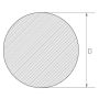 Edelstahl Stange 3mm-625mm 1.4404 AISI 316L Rundstab