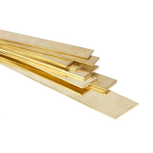 Kaufen Messing Blechstreifen Flachstange 30x2mm-90x6mm Zuschnitt Streifen