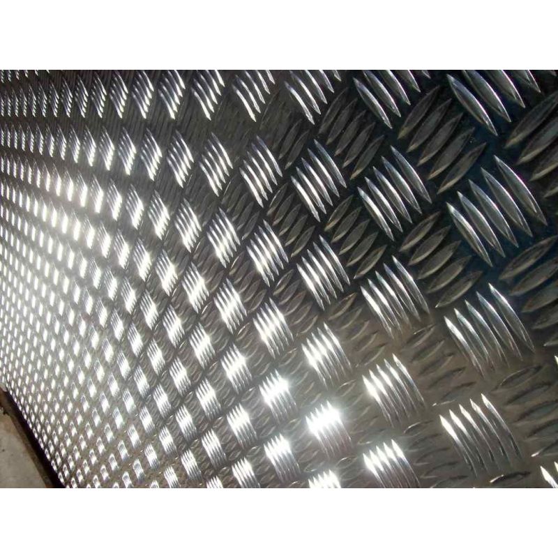Aluminium Riffelblech 1.5/2mm - 5/6.5mm Alu wählbar Aluriffelblech Quintettblech Zuschnitt Feinblech