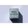 Zink Metall Würfel Zn 10x10mm poliert 99,99% Reinheit cube