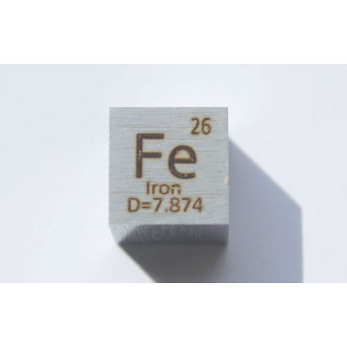 Eisen Fe Metall Würfel 10x10mm poliert 99,99% Reinheit cube