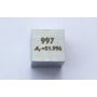 Chrom Cr Metall Würfel 10x10mm poliert 99,7% Reinheit cube
