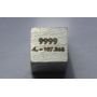 Silber Ag Metall Würfel 10x10mm poliert 99,99% Reinheit cube